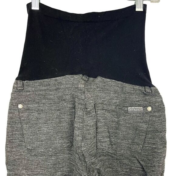 7 SEVEN FOR ALL MANKIND Secret Fit Belly P COLLECTION Gray Maternity Pants sz 26 - Picture 12 of 16